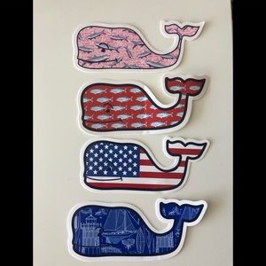 4 Vineyard Vines Summer Stickers